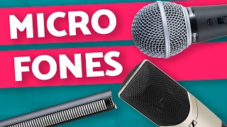 Microfones.