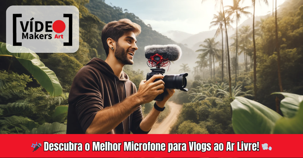 Evite Ruídos: Escolha o Microfone Perfeito para Vlogs Externos! 📹